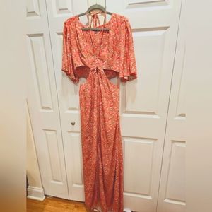 AFRM, Large, floral pink print Dress